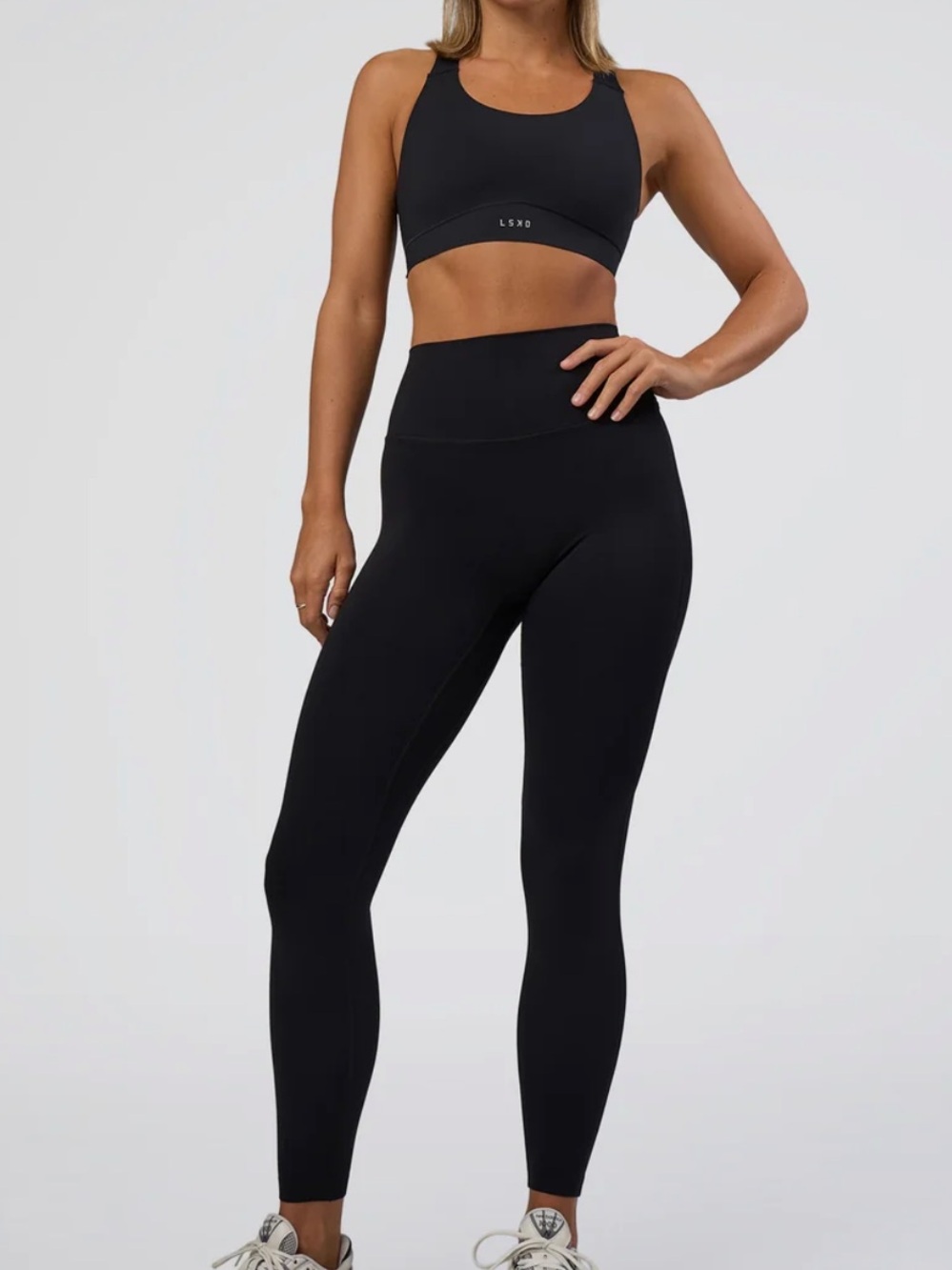 LSKD Elixir High Rise full length Leggings Tights size small in black size small